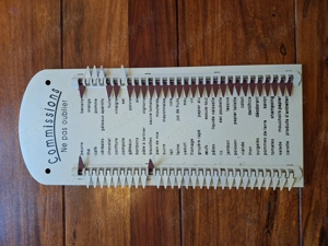 Französische Vintage Metall Einkaufsliste Wiederverwendbare Küchen-Einkaufstafel 