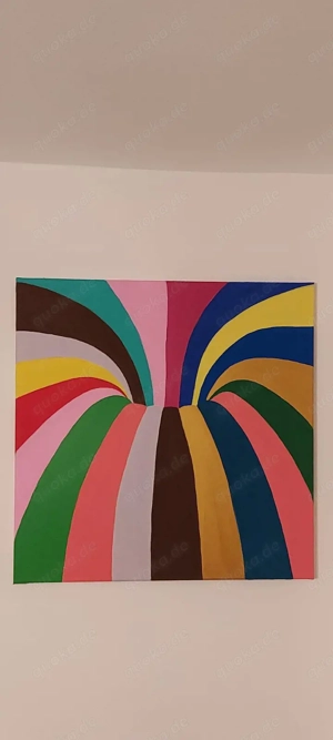 Acrylbild auf Leinwand 80x80cm