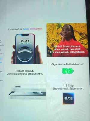 iPhone 16e 125gb Nagel Neu!!!! Bild 2