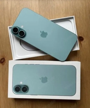 Apple iPhone 16 128GB neue smart phone mit Verpakung und Akku : 100% 