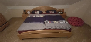Schlafzimmer Erle Teilmassiv mit Wasserbett