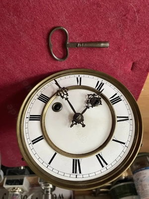 Regulator Jugendstil Um 1910   Stempel Rückseite  Bild 4