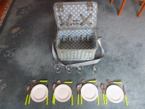 Picknickkorb, 4-teilig