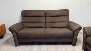 Sofagarnitur 3-Sitzer + 2-Sitzer in Braun   sehr guter Zustand Bild 2