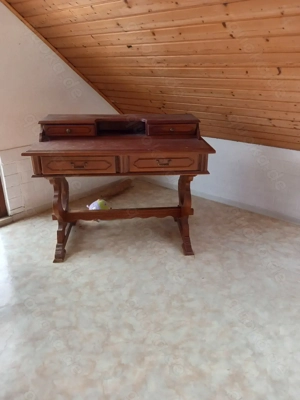 Schreibtisch mit  Stuhl, Eiche