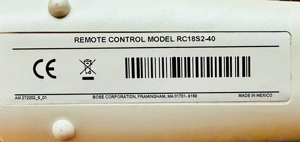 Bose Lifestyle Roommate Multiroom-Lautsprecher weiß mit original Fernbedienung RC18S2-40 Bild 5