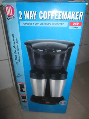 Trucker Kaffeemaschine All Ride, 24 V, 300 Watt, NEU   