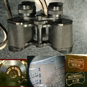 FERNGLAS Panorama Berlin Weitwinkel 8 x 30 , funktioniert