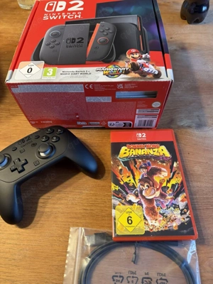 Nintendo switch 2 konsole Switch 2 spiele mit Originalverpackung mit bananza spiel + pro controller