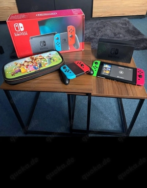 Nintendo switch 1 spielkonsole mit Originalverpackung mit 4 sammlung videospiel und Zubehör packet