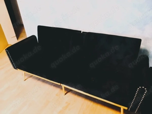 couch samt schwarz