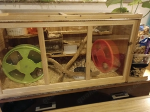 Kleintierkäfig aus Holz