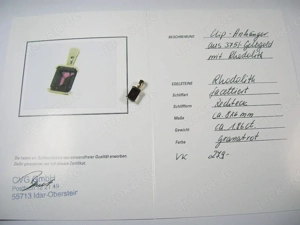 NEU: Clip-Anhänger 375 Gold mit Rhodolith-Granat Bild 7