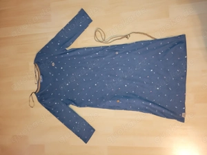 Damen Kleid blau Anker 3 4 Ärmel Größe S