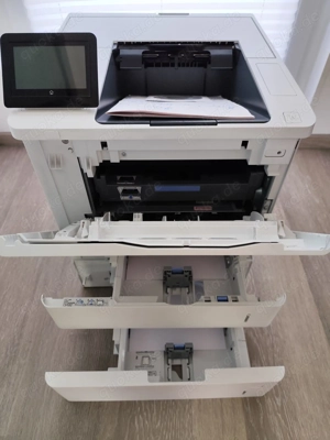 Laserdrucker, SW, HP, Kopierer, Enterprise M608, mit Zusatzfach. Bild 2