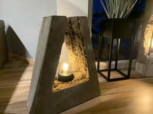 Betonlampe , Outdoor oder Indoor Lampe , Gartenlampe  