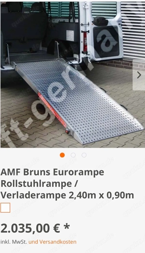 Eurorampe AMF Bruns   Auffahrrampe  Bild 2