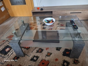 Moderner Glastisch Couchtisch   guter Zustand