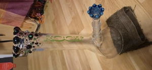 Roor pfeife Einzelstück fehlprägung des Logos mit opal 18.8 Schliff und 7mm wandstärke 