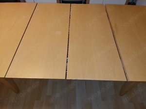 Eßzimmertisch, buchenfurnierten, VB, gut erhalten 