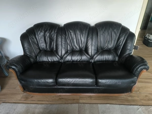 3-Sitzer Ledercouch