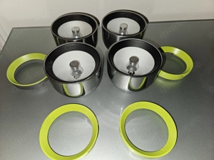 FLOS Wan Deckenleuchte Wandleuchte 4 x silber; 1 x schwarz á 80 Euro! TOP Zustand!