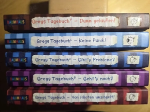 Gregs Tagebuch Ein Comic-Roman Jeff Kinney 1,2,5,6,7