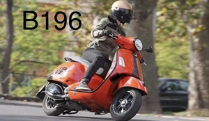 B196 Motorroller 125ccm Erweiterung für Führerschein Klasse B