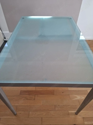 Glastisch Bontempi Casa zu verschenken 