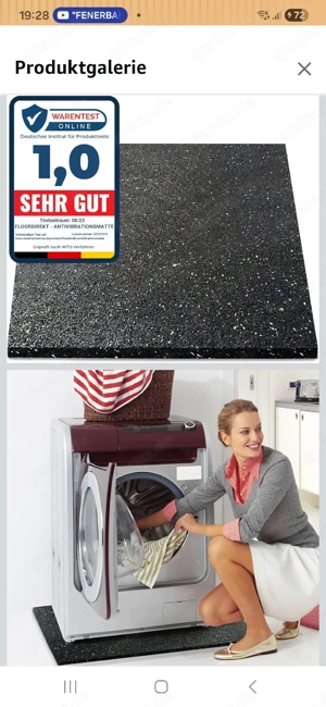 Floordirekt Premium Antivibrationsmatte Neu ungeöffnet