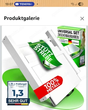 Tretmann Universal Zwischenbaurahmen SET -extra Stabil, wie Neu