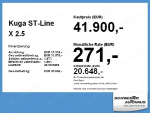 Ford Kuga ST-Line X 2.5 HYBRID AWD AHK*PANO*iACC*BO Bild 3