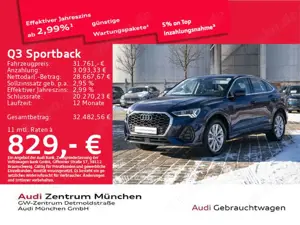 Audi Q3 45 TFSI e S tronic AHK/ACC/Navi+/Ka
