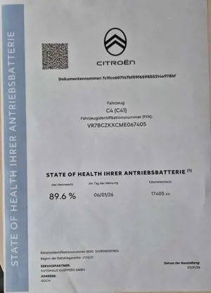 Citroen E-C4 Electric ë- Feel Pack