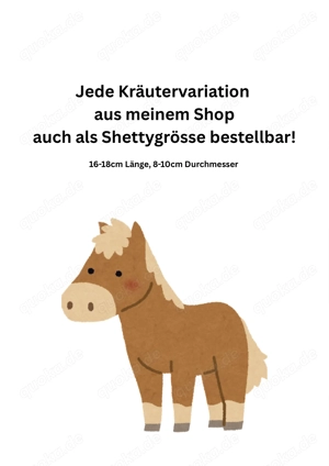 Knabberholz Pferd *Frühlingswiese* Bild 3