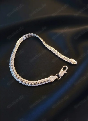 925 Silber Armband   20 cm   6 mm - 8 g - Kette Herren Damen