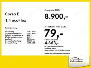 Opel Corsa E 1.4 ecoFlex Active SHZ+Winterp.+LM+PDC Bild 4