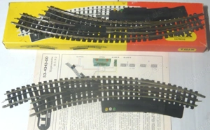 Trix Express Bogenweichen Paar li+re mit Anleitung