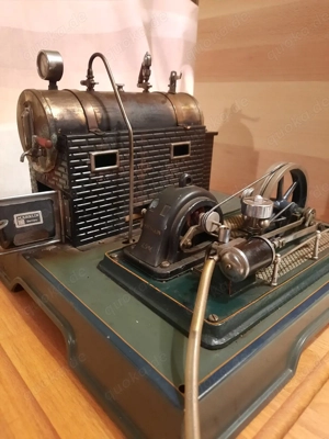 Märklin Dampfmaschine Nr 7 mit Dynamo und weiteren Zubehör