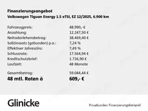 Volkswagen Tiguan ENERGY 1,5 l eTSI IQ Light,AHK,Navi Bild 2