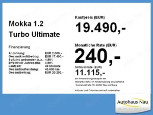 Opel Mokka 1.2 Turbo Ultimate inkl. Big Deal Bild 4