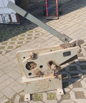 Industrielle Blechschere Hebelschere Bild 2