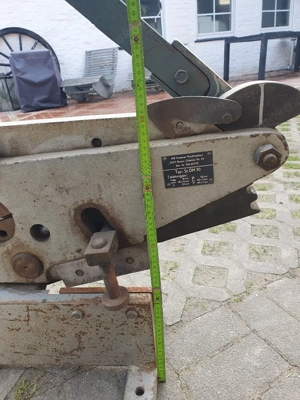 Industrielle Blechschere Hebelschere Bild 4