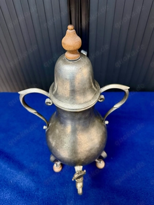 Dröppelminna - Bergische Zinn Kaffeekanne Bild 4