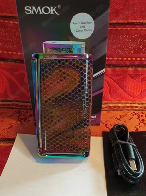 Akkuträger: Smok Majesty Lux Edition, Rainbow  7 Color Cobra. FP. 75  Neuwertig.  Bild 4