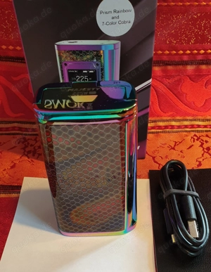 Akkuträger: Smok Majesty Lux Edition, Rainbow  7 Color Cobra. FP. 75  Neuwertig.  Bild 2