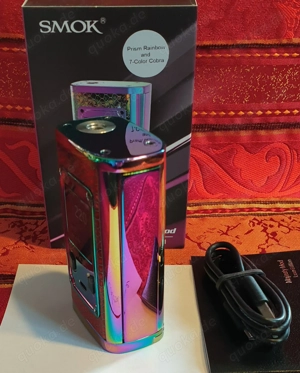 Akkuträger: Smok Majesty Lux Edition, Rainbow  7 Color Cobra. FP. 75  Neuwertig.  Bild 5