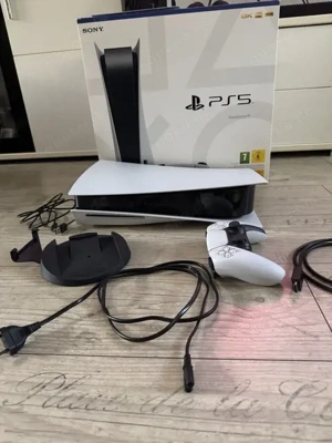 Sony PlayStation 5 mit Zubehör und spielen 