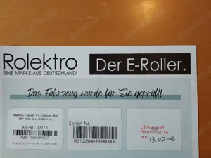 Rolektro Quad Seniorenmobil Bild 2