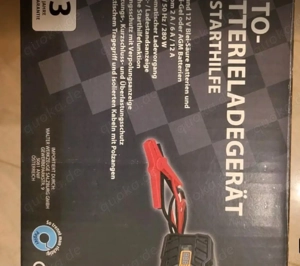Auto Batterieladegerät mit Starthilfe 6V 12V   unbenutzt Bild 2